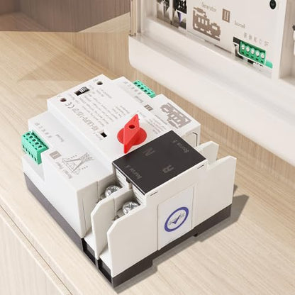 2P 100A Dual Power Automatic Transfer Switch, 220V - size: 2P 100A 220V