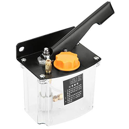 650CC 4mm -5R Manual Lubricating Oil Pump Right Hand Operated Lubrication Oiler for CNC Punching Lathe Cutting Milling Machine