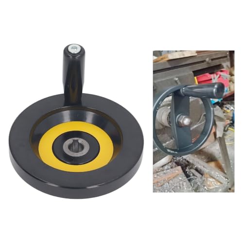 Lathe Milling Machine – Insulated Engineering Plastic Hand Wheel with Revolving Handle, Standard Mounting Holes for Grinder and Industrial Equipment