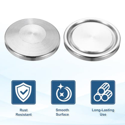 3Pcs 3/4" Tri Clamps End Cap Sanitary End Cap 0.99" Flange OD - size: 4" TC, 0.99" Flange OD
