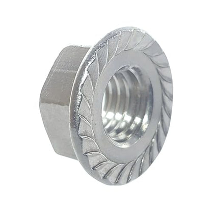BCP Fasteners 1/2-13 Zinc-Plated Serrated Flange Hex Lock Nuts, 20 Pack - size: 1/2-13 (20 ct)