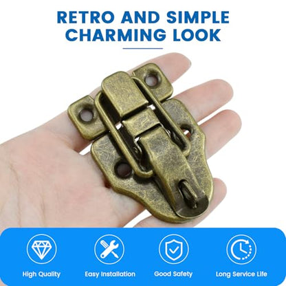 SDTC Tech 2-Pack Retro Bronze Style Box Toggle Latch - color: Bronze