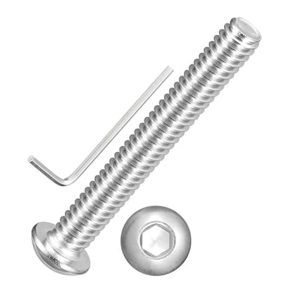 30pcs Button Head Socket Cap Screw-1/4-20x1-7/8 304Stainless Steel - size: 1/4"-20x1-7/8"