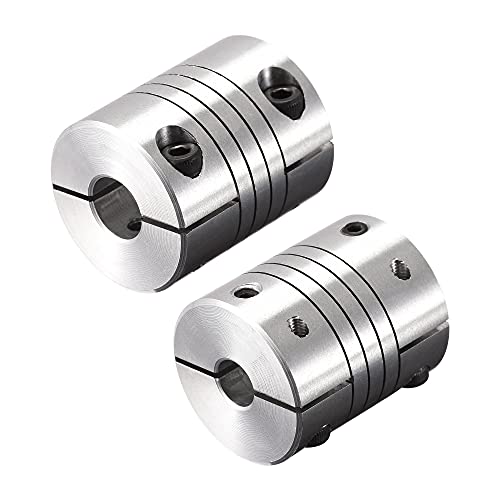 uxcell Motor Shaft 7mm to 9mm Helical Beam Coupler Coupling 25mm Dia 30mm Length - size: 7mm to 9mm