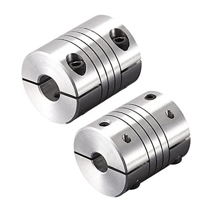 uxcell Motor Shaft 7mm to 9mm Helical Beam Coupler Coupling 25mm Dia 30mm Length - size: 7mm to 9mm