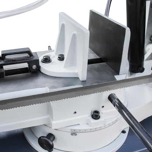 Metal Band Saw, 10 in Round, KAKA INDUSTRIAL BS-1018R - style: 10 Inch Swivel Head Mitering Horizontal Bandsaw