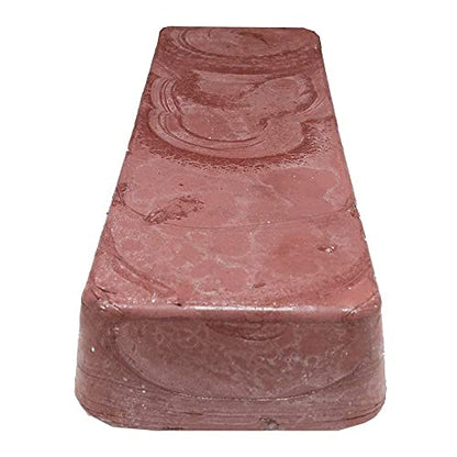 Benchmark Abrasives Red Buffing Compound for Polishing Removing Scratches from Soft Precious Metals, Jewelry, Aluminum, Gold, Silver, Copper, 1 Pound Bar (Jewelers Rouge) - style: Jewelers Rouge