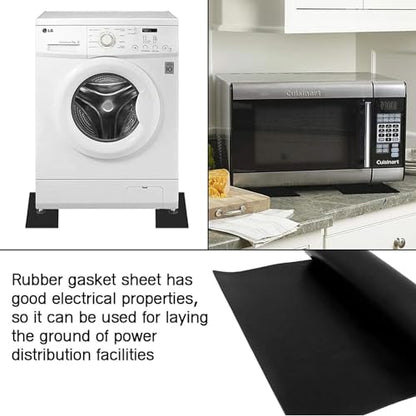 Silicone Rubber Sheet, Heat Resistant, Heavy Duty, Hardness 55A,12 x 12 Inch,1/16 Inch Thickness for DIY Gaskets, Pads, Seals, Crafts, Flooring,Cushioning of Anti-Vibration, Anti-Slip - size: 1/16