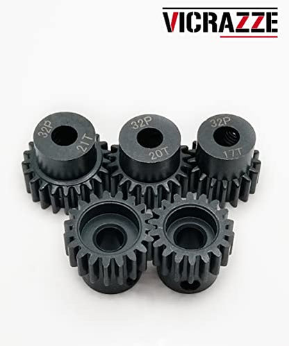 32p 5mm Pinion Gear Set 17T 18T 19T 20T 21T for RC Buggy Car Monster Truck