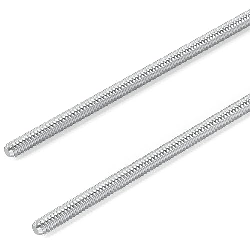 TAISHER 2PCS 304 Stainless Steel Fully Threaded Rod，5/16"-18 Long Threaded Screw 12" Length Right Hand Threads - size: 5/16"-18