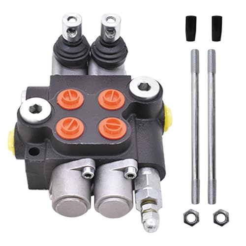 2 Spool 13GPM Hydraulic Directional Control Valve, 3600PSI SAE Ports