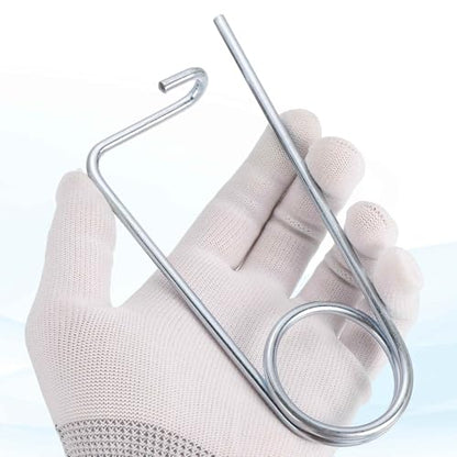 MECCANIXITY 5pcs Steel Brooch Cotter Pins, 0.08x2.95 Inch (2x75mm) Brooch Shape Cotter Safety Spring Pin, Quick Locking Fastener for Garden, Farm, Lawn, Rectangle - size: M2x75mm