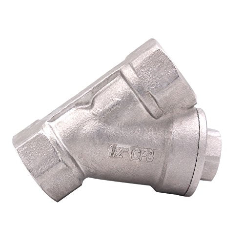 1/2 Inch Wye Strainer 100 Mesh Screen Filter Valve - 800 WOG SUS316 CF8M - size: 1/2 inch