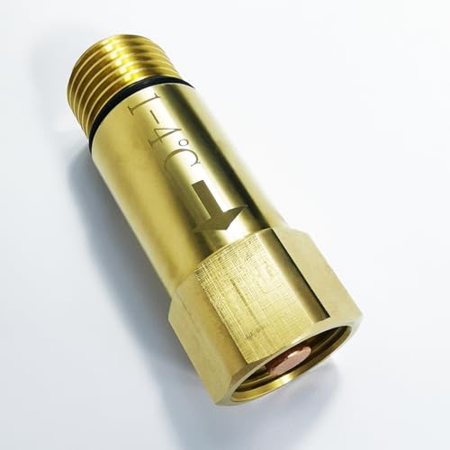 Auto Anti-Freezing Valve for RV Water Tank, Hose, Outdoor Pipe, Faucet, Solar Water Heater, No Electricity Required, Accurate Temperature Sensing Thickened Brass Winterizing Valve, 1/2" NPT Connection - size: Anti-Freezing Valve, 1/2" NPT