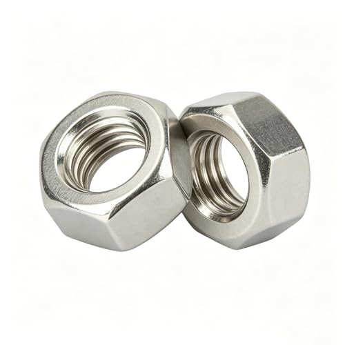 5 Sizes 22pcs Hex Nuts Assortment Kit,M10 M12 M14 M16 M18 Galvanized Metric Assorted Hardware Nuts Sets - size: M10-M18(22pcs)