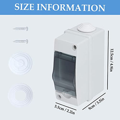 IP66 Waterproof Distribution Box,Distribution Protection Box - color: 2 Way