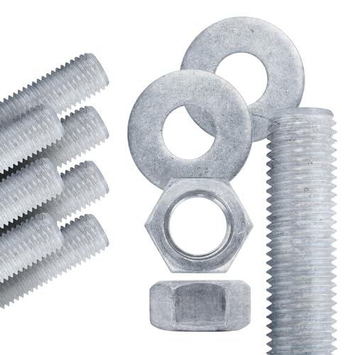 Conquest A307 Hot Dip Galvanized Threaded Rod 1/2"-13 x 24 - size: 1/2"-13 x 2'