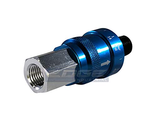 Adjustable in-LINE Pressure Regulator for Pneumatic Tools, 1/4" NPT, Connects Directly to AIR Tool (14-43 PSI) - style: 14 - 43 PSI