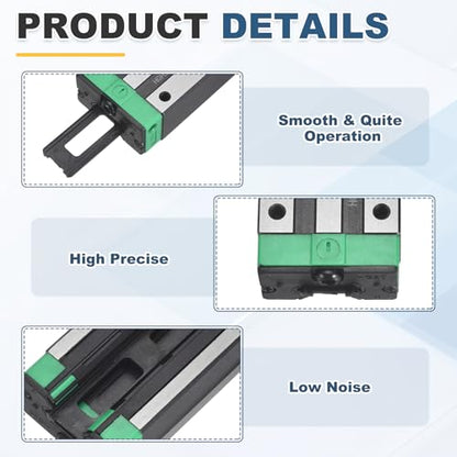 uxcell HGH20CA Linear Slider Block Linear Slider Bearing Carriage