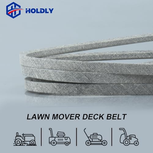 Holdly 754-04153 954-04153 954-04153A Deck Belt 1/2 x 122'', Mower Belt for Cub Cadet LT1045 LT1046 46 Inch 954-04153A 754-04153A MTD 954-04153 OCC-754-04153 i1046 Z-Force S46 - size: 754-04153