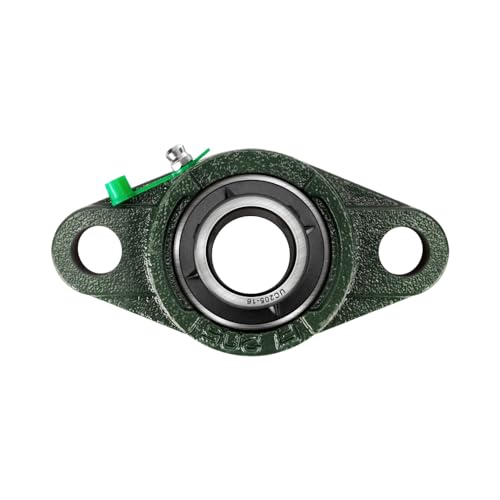 UCFL205-16 Pillow Block Bearing, 1" Bore 2-Bolt Flange Mount, 2 Pack