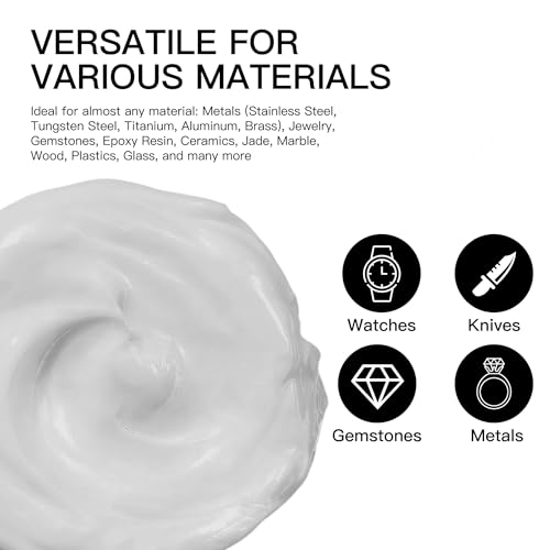 Diamond Paste Polishing Compound, 15,000 Grit, 40 G/1.41 Oz, Mirror Finish - size: 15,000Grit, style: 1.41 oz (40g)