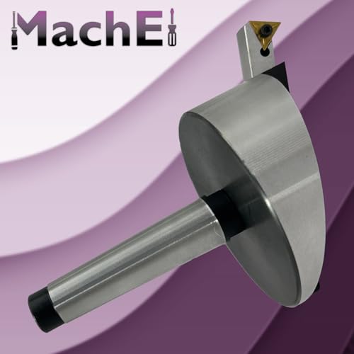 MachEl 4" (100mm) Large Diameter Fly Cutter with Carbide Indexable Tip – Morse Taper 3MT - size: Morse Taper 3MT Shank