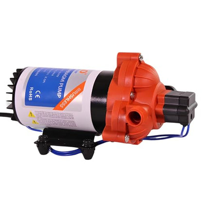 SEAFLO 33W Series 115V AC, 3.0 GPM, 45 PSI Brushless Automatic Demand Diaphragm Water Pressure Pump – Ultra Quiet Operation, Self-Priming, Overload Protection, NSF & UL Certified- 4 Year Warranty! - style: 115V - 3.0 GPM - 45 PSI
