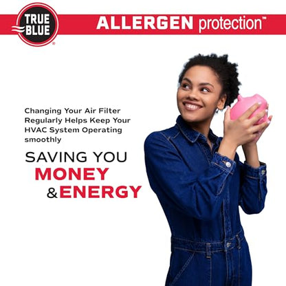 True Blue Allergen 12x24x1 Air Filter , MERV 11, 4 Count (Pack of 1) - size: 12" x 24" x 1"