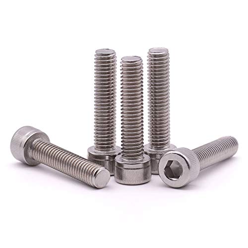 1/4"-20 x 3/4 inch Stainless Socket Head Cap Screws, 304 Stainless Steel 18-8, Allen Hex Drive, Full Thread Coverage, 30 Pack - size: 1/4-20 x 3/4"