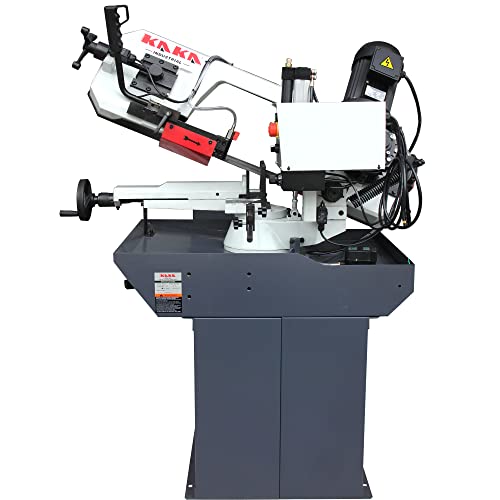 KAKA INDUSTRIAL BS-106G Metal Band Saw, 10 x 6.1 in, 60 Degree - style: 10”x6.1" Mitering/Swivel Head