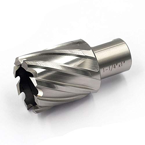 Annular Cutter JESTUOUS 3/4 Inch Weldon Shank 1-1/4 Cutting Diameter