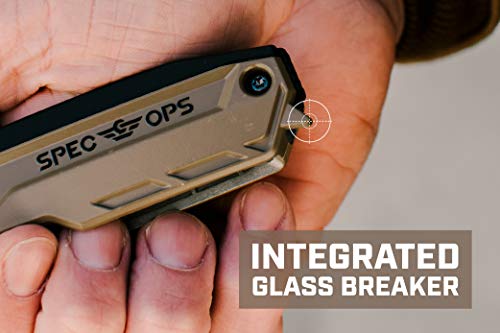 Spec Ops Tools Utility Knife for Cutting Drywall, Roofing & Jobsite Materials, Includes 3 Blades in Handle Storage, Fixed Blade, Folding - color: Fixed Blade, Folding