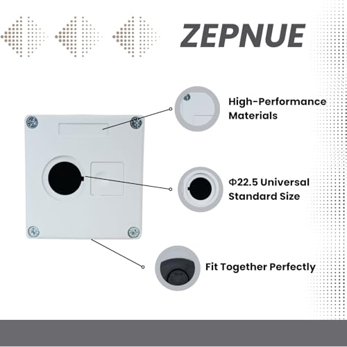 1 Button Mounting Hole Push Button Switch Control Station Box