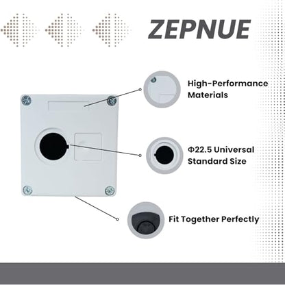 1 Button Mounting Hole Push Button Switch Control Station Box