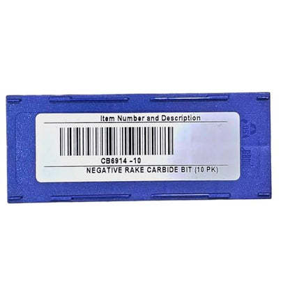 C-HORSE CB6914 Negative‑Rake Carbide Brake Lathe Bits – Fits Ammco 1000/2002/3000 & Hunter BL500/BL505 | 10-Pack Replacement Cutting Tips | Durable Precision Cutting Tips