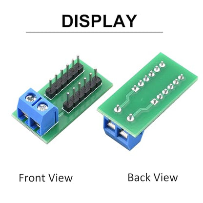 10PCS 2x6 Position Terminal Block Distribution Module, 2-Pin Screw Terminal to 2.54mm Pitch Dupont Pin Adapter Board, PCB Terminal Block Kit - size: 10 PCS