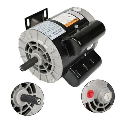 Air Compressor Motor 2 HP SPL Motor 56 Frame 5/8 Inch Shaft 120/240V