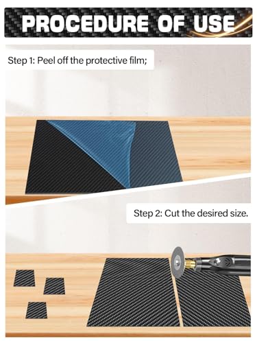100% 3K Carbon Fiber Sheet Lanstics Carbon Fiber Plate Carbon Fiber Laminate Plate Plain Weave Panel Sheet 1MM Thickness Glossy Surface 200X300X0.5MM 1.0MM 2.0MM 2.5MM 3.0MM - size: 200x300x1, style: Twill Weave