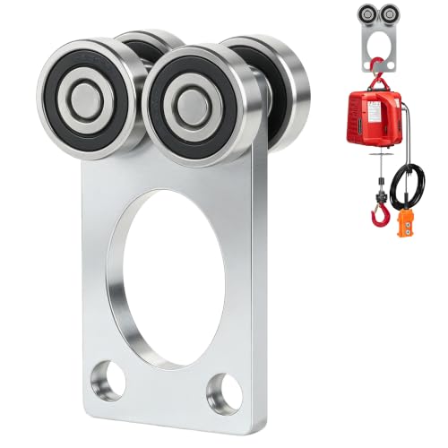 Wheel Trolley Assembly Rollers.Bearing Trolley Assembly.The top of the Trolley has Room for Set Screws, Allowing the use of a 1-5/8" high Strut Channel - style: A-4Wheel Trolley 1pcs