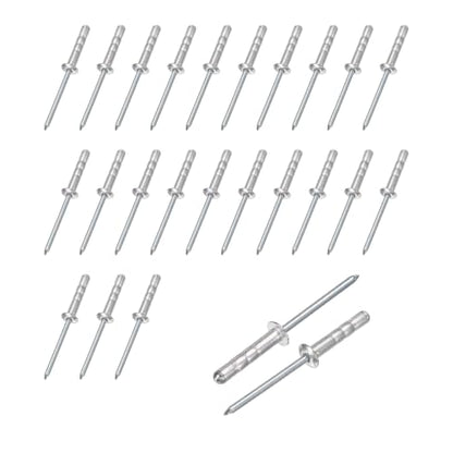 HARFINGTON 25pcs Aluminum Large Head Grip Rivets 5/32" x 3/4" - size: 5/32" x 3/4"