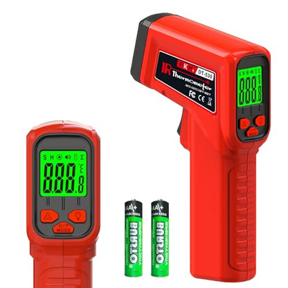 FKM Infrared Thermometer Gun Non-Contact Laser Thermometer Gun -58°F~986°F - color: Red