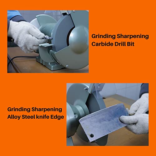 Bench Grinder Grinding Wheels. 80 Grit 8 Inch. Sharpening Carbide Tools