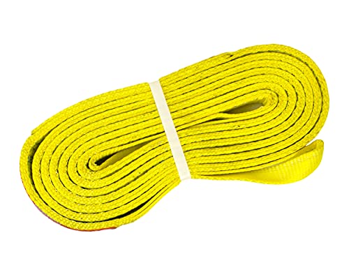 Kennedy Wire Rope & Sling Co. 1" x 15' 2-Ply Twist Eye Polyester Lifting Sling (Various Sizes in Listing) Made in The USA - color: 1" 2-Ply Twist Eye (Type 4), size: 1" x 15'