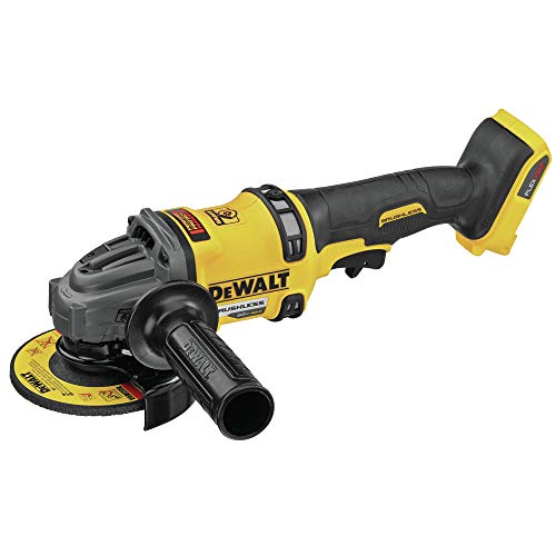 DEWALT FLEXVOLT 60V MAX* Angle Grinder with Kickback Brake, 4-1/2-Inch to 6-Inch, Tool Only (DCG418B) - color: Multi