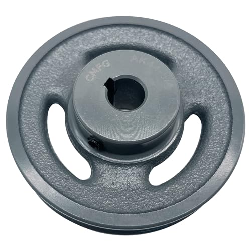 AK44-3/4 v Belt Pulley,AK4434, 4.25 inch OD, 3/4 Inch Bore,Cast Iron Material, AK Single Groove Mechanical v-Belt Pulleys for "4L" or "A" or "3L" Belts - size: 4.25 inch OD, 3/4 Inch Bore, style: 1 Groove