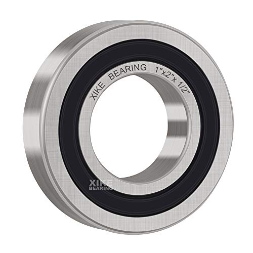 XIKE R16-2RS Sealed Deep Groove Ball Bearings, 12.7x25.4x6.35 mm, 10-Pack - size: R16-2RS - 12.7x25.4x6.35 mm