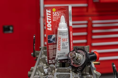 LOCTITE 565 Automotive White Thread Sealant - General Purpose, High Viscosity, Rapid Cure, Replaces Tapes & Pipe Dopes - 50 ml, 1 Pack