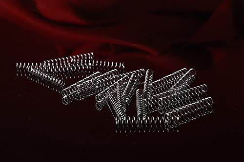 40 pcs Stainless Steel Compression Spring Extension Sturdy Assortment 1.6'' Length x 0.22'' OD x 0.02'' Wide Diameter