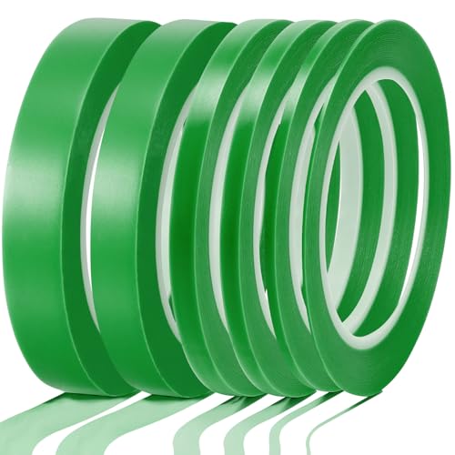 Nezyo 6 Pcs Vinyl Pinstripe Tape Auto,Green,1/16, 1/8,1/5,1/4,1/2, 3/4 Inch - color: Green, size: 1/16, 1/8,1/5,1/4,1/2, 3/4 Inch